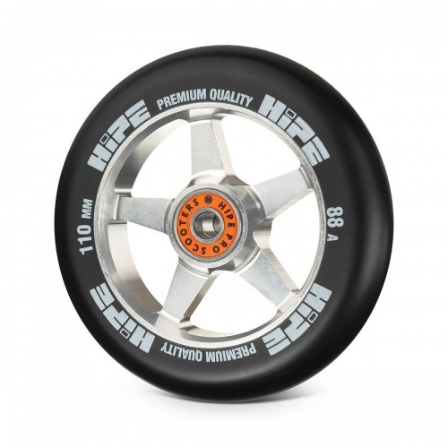  Колесо для трюкового самоката Hipe H09, 110мм, Silver/Black