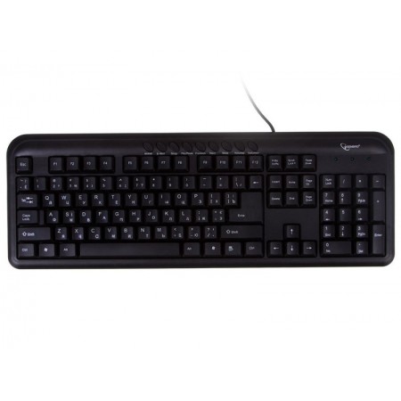 Клавіатура Gembird KB-UM-101-UA, мультимедійна, російська+ук