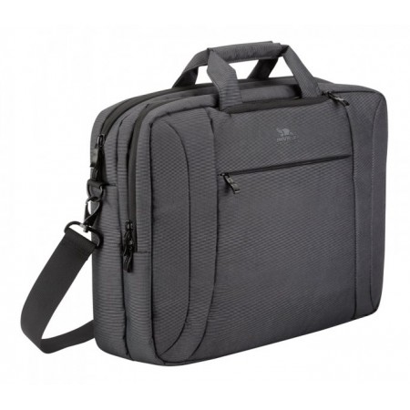 RivaCase 8290 попільно-чорна сумка-рюкзак  для ноутбука 16 д