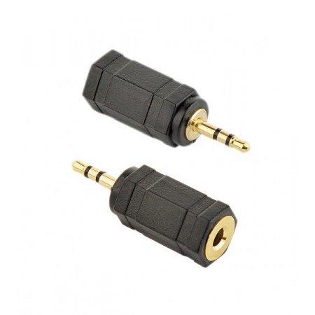 Адаптер Cablexpert A-2.5M-3.5F, аудіо 2.5мм "тато"