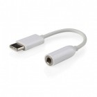 Адаптер Cablexpert CCA-UC3.5F-01-W, Type-C - стерео-аудіо 3.5 mm Адаптер Cablexpert CCA-UC3.5F-01-W, Type-C - стерео-аудіо 3.5 mm