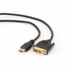 Кабель Cablexpert CC-HDMI-DVI-10MC, HDMI папа/DVI папа, позолочені коннектори, 10 м Кабель Cablexpert CC-HDMI-DVI-10MC, HDMI папа/DVI папа, позолочені коннектори, 10 м