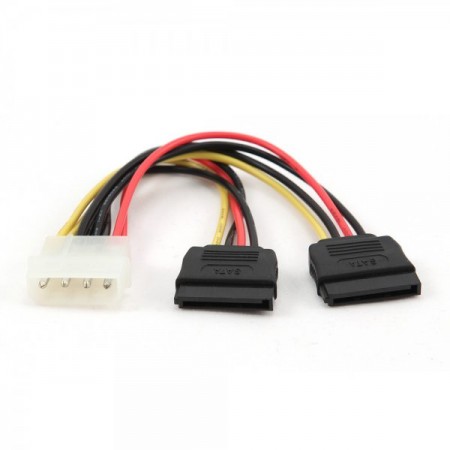 Кабель Cablexpert CC-SATA-PSY-0.3M, кабель живлення (Molex) 