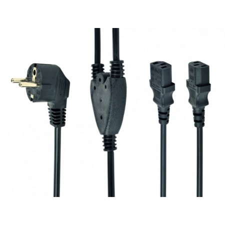 Кабель силовий PC-186-ML6, Y-подібний, довжина 2м (1.55м+0.4
