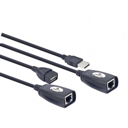Подовжувач Cablexpert UAE-30M по звитій парі., USB 1.1, до 3