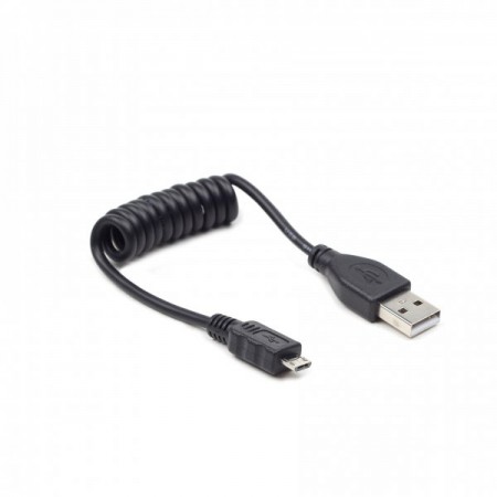 Кабель спіральний Cablexpert CC-mUSB2C-AMBM-0.6M USB 2.0 A-п