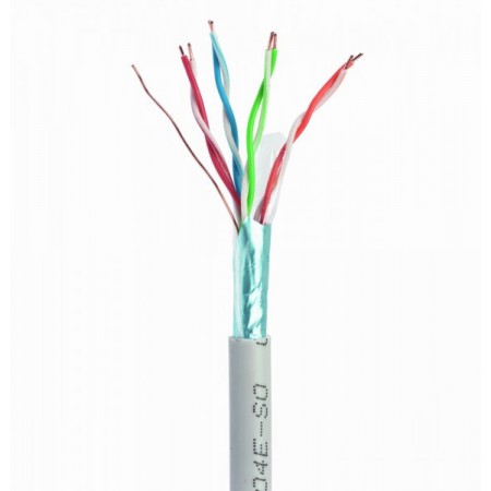 Звита пара, Cablexpert FPC-5004E-SOL/100, CAT5e, одножильна,