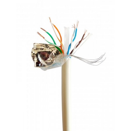 Звита пара,Cablexpert FPC-6004-L/100, CAT6, багатожильна, ал