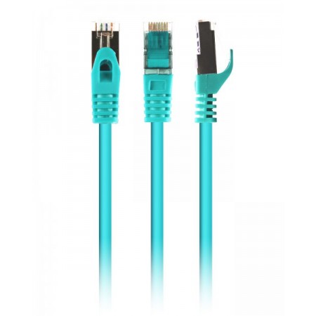 Патч корд Cablexpert PP6A-LSZHCU-G-1M, S/STP, литий, 50u&quo