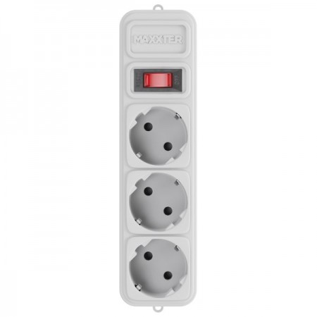 Мережевий фільтр Maxxter SPM3-G-15G, сірий, 4.5 м кабель, 3 