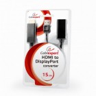 Адаптер-перехідник HDMI на DisplayPort Cablexpert DSC-HDMI-DP Адаптер-перехідник HDMI на DisplayPort Cablexpert DSC-HDMI-DP