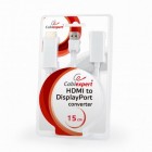 Адаптер-перехідник HDMI на DisplayPort Cablexpert DSC-HDMI-DP-W Адаптер-перехідник HDMI на DisplayPort Cablexpert DSC-HDMI-DP-W