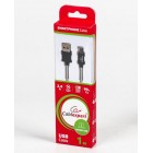 Кабель Cablexpert CCPB-M-USB-06BK, USB 2.0 A-тато/Micro B-тато, 1,0 м.