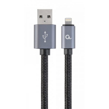 Кабель micro Cablexpert CCB-mUSB2B-AMLM-6, USB 2.0 A-вилка/L