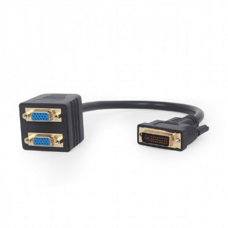 Розгалужувач DVI сигналу Cablexpert A-DVI-2VGA-01, на 2 порт