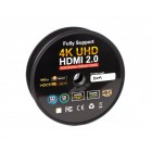 Кабель Cablexpert CCBP-HDMI-AOC-50M, HDMI V.2.0, вилка/вилка, з позолоченими контактами, 50 м