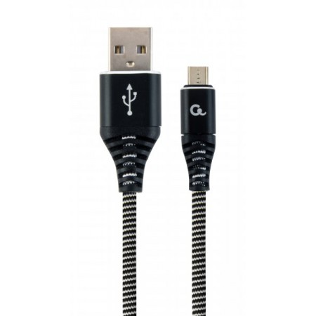 Кабель Cablexpert CC-USB2B-AMmBM-2M-BW, USB 2.0 А-тато/Micro