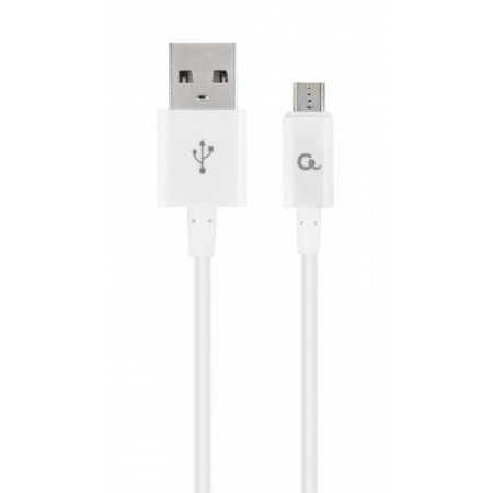 Кабель Cablexpert CC-USB2P-AMmBM-1M-W, USB 2.0 A-тато/Micro 