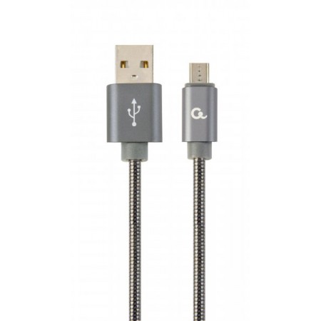 Кабель Cablexpert CC-USB2S-AMmBM-1M-BG , USB 2.0 A-тато/Micr