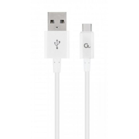 Кабель Cablexpert CC-USB2P-AMCM-1M-W, USB 2.0 A-тато/C-тато,