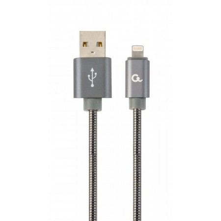 Кабель Cablexpert CC-USB2S-AMLM-1M-BG,  USB 2.0 А-папа/Light