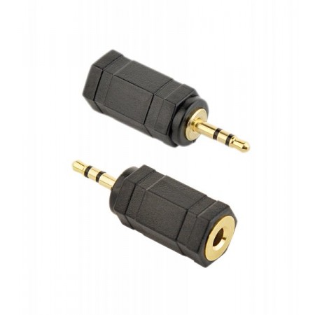 Адаптер Cablexpert A-3.5F-2.5M, аудіо 2.5мм "папа"