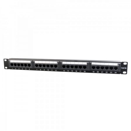 Патч панель Cablexpert NPP-C524CM-001, 24 порти, Cat5e