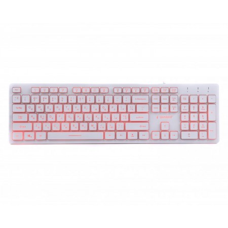 Клавіатура дротова Gembird KB-UML3-01-W-UA, українська розкл