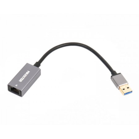 Адаптер Maxxter NEA-U3-01, с USB на Gigabit Ethernet