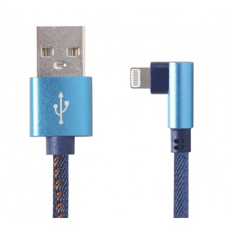 Кабель кутовий Cablexpert CC-USB2J-AMLML-1M-BL, USB 2.0 А-па