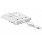 Клавіатура цифрова A4-Tech FK13, колір білий, USB