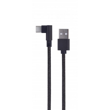 Кабель кутовий Cablexpert CC-USB2-AMCML-0.2M, USB 2.0 A-тато