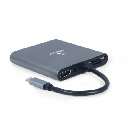 Адаптер Cablexpert A-CM-COMBO6-01, USB Type-C 6-в-1
