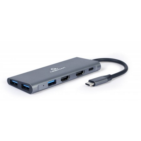 Адаптер Cablexpert A-CM-COMBO3-01, USB Type-C 3-в-1