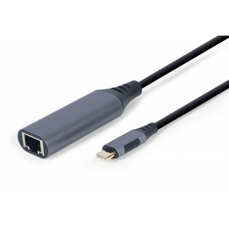 Адаптер Cablexpert A-USB3C-LAN-01, з  USB Type-C на Gigabit 