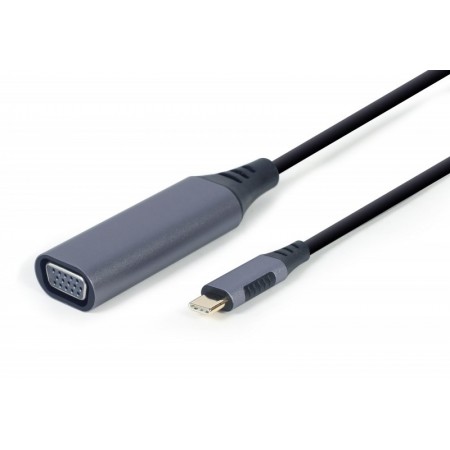 Адаптер-перехідник USB Type-C на VGA, Cablexpert A-USB3C-VGA