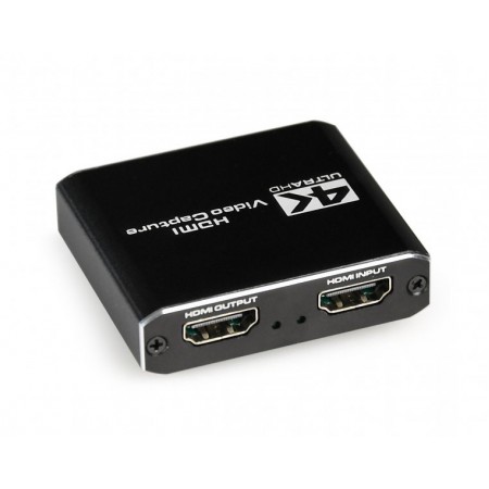 USB-граббер Cablexpert UHG-4K2-01, HDMI, 4K, наскрізний HDMI