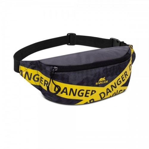 RIVACASE 5411 сумка на пояс, сiрий камуфляж