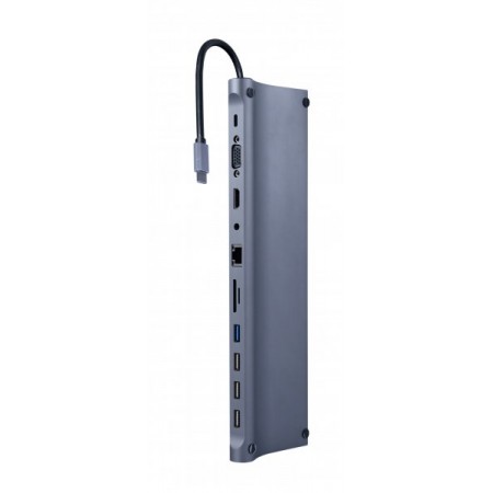 Адаптер Cablexpert A-CM-COMBO11-01, USB Type-C 11-в-1