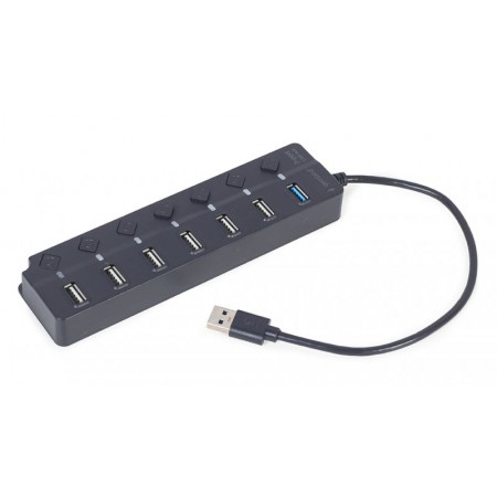 Хаб Gembird на 7 портiв (6хUSB2.0+1хUSB3.0) UHB-U3P1U2P6P-01