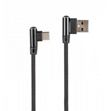 Кабель кутовий Cablexpert CC-USB2J-AMLCML-1M, преміум якість