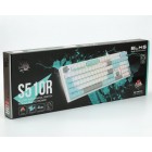 Механічна клавіатура A4Tech Bloody S510R, червоні світчі, біла, RGB підсвічування клавіш, USB Механічна клавіатура A4Tech Bloody S510R, червоні світчі, біла, RGB підсвічування клавіш, USB