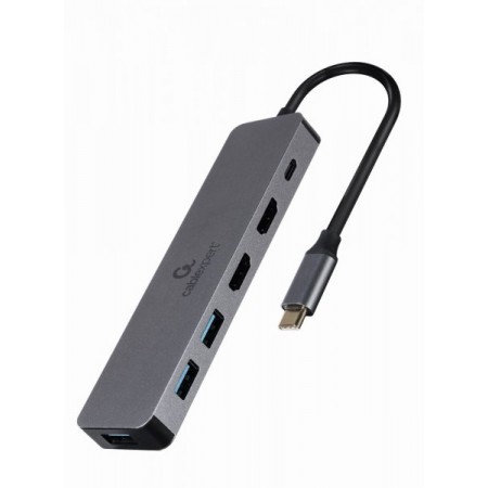 Адаптер Cablexpert A-CM-COMBO3-03, USB Type-C 3-в-1