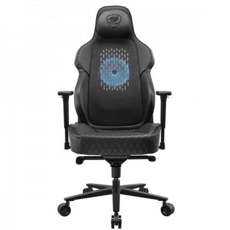 Крісло ігрове NxSys Aero Black, колір чорний