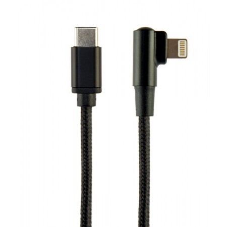 Кабель кутовий Cablexpert CC-USB2-CMLML-0.2M, USB 2.0 USB-C 