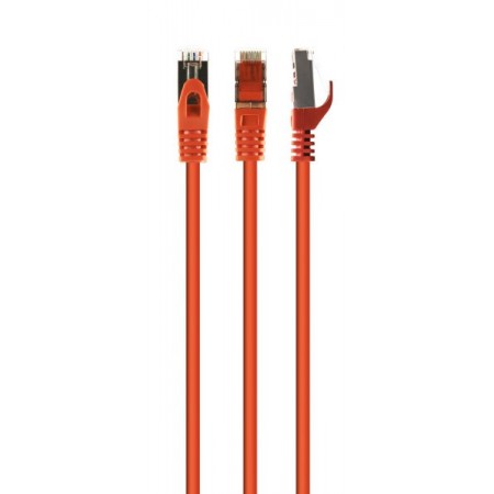 Патч корд Cablexpert PP6A-LSZHCU-O-1M, S/STP, литий, 50u&quo