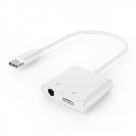 Адаптер Cablexpert A-CM-3.5FP-01, USB-C - стерео-аудіо 3.5 m