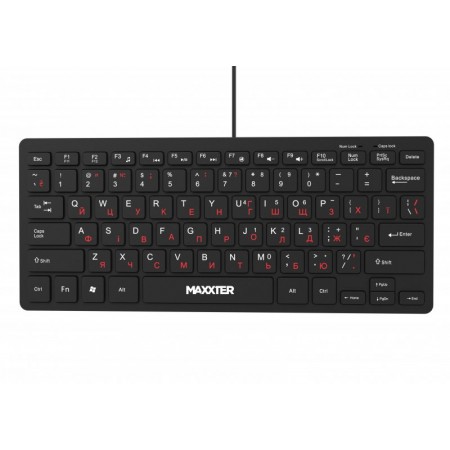 Клавіатура Maxxter KBM-C01B-UA