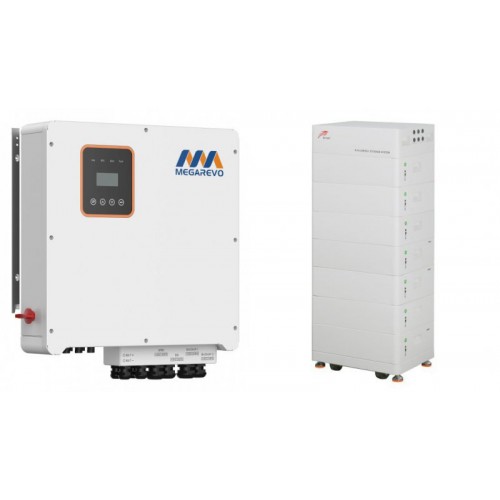 Комплект гібридний трифазний високовольтний сонячний інвертор Megarevo R15KH3 + батарея Ritar HV RESS-35KW Комплект гібридний трифазний високовольтний сонячний інвертор Megarevo R15KH3 + батарея Ritar HV RESS-35KW