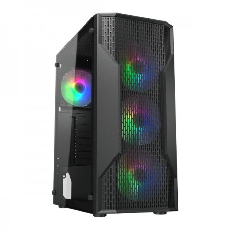 Корпус комп'ютерний Cougar MX110 RGB, чорний